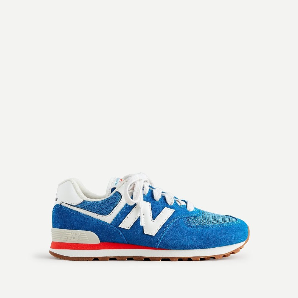 Kids' New Balance® 574 sneakers in larger sizes
